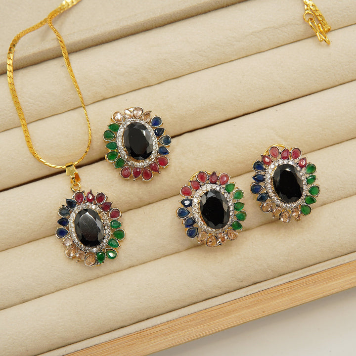 Gem Zirconia Jarao Combo Set - tlmjewels