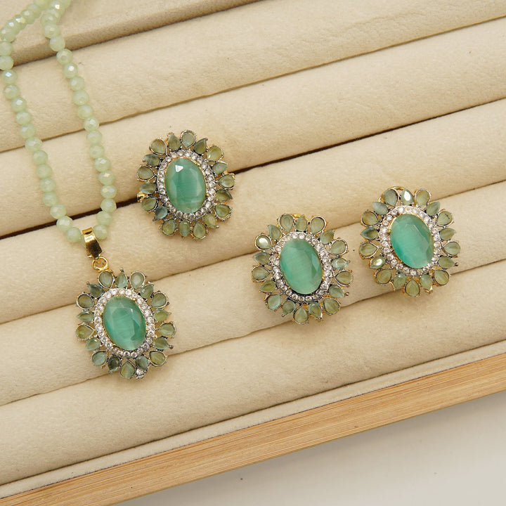 Gem Zirconia Jarao Combo Set - tlmjewels