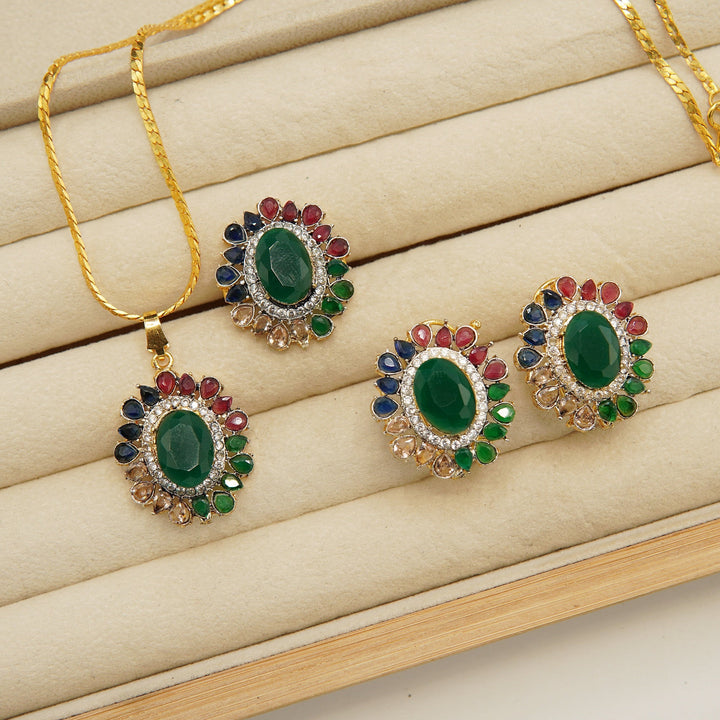 Gem Zirconia Jarao Combo Set - tlmjewels