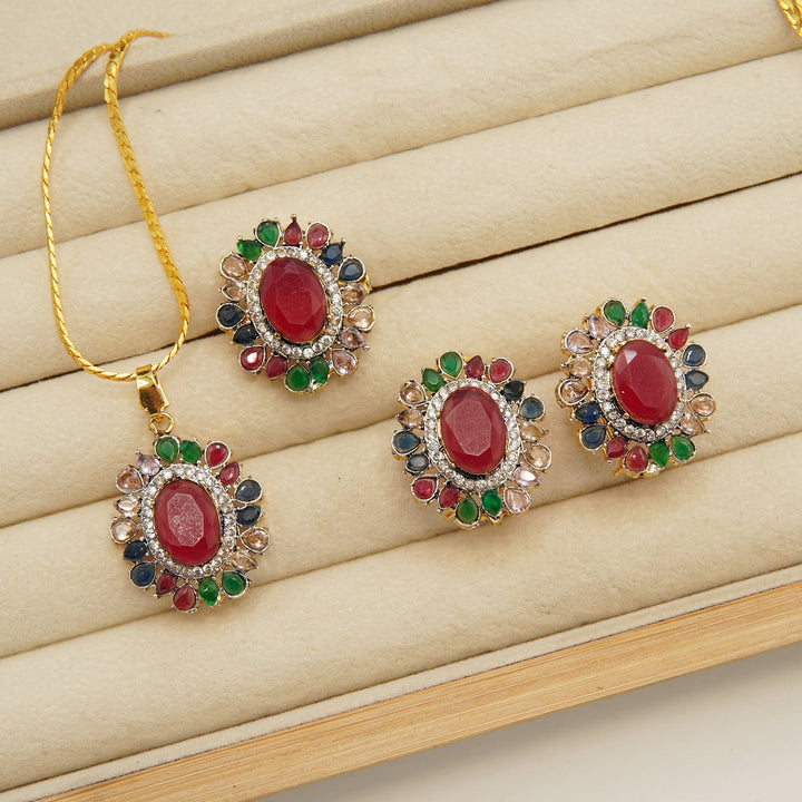 Gem Zirconia Jarao Combo Set - tlmjewels