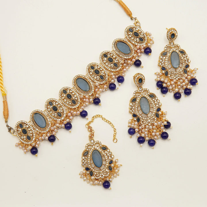 Gems And Polkis Choker Set - tlmjewels