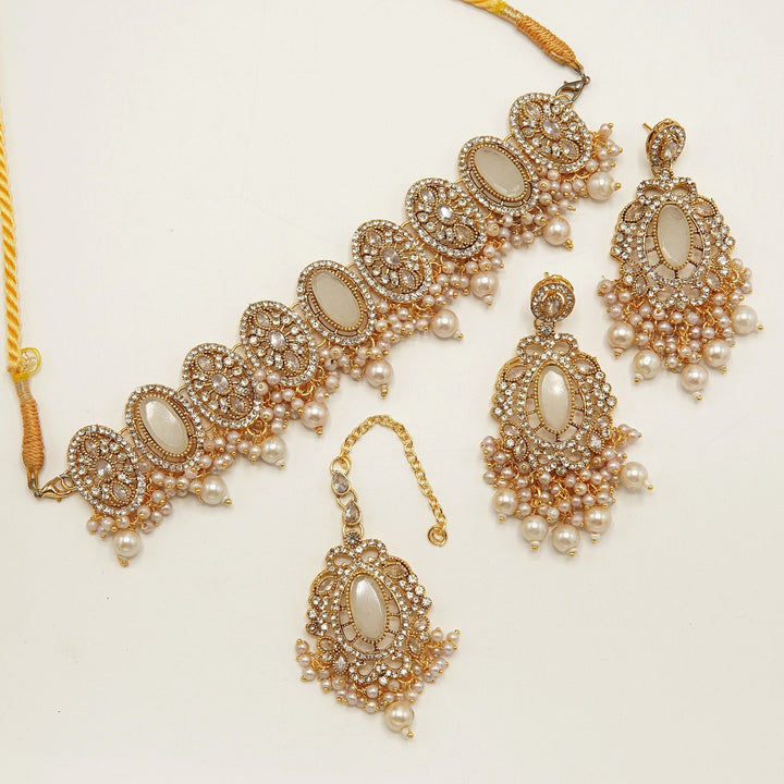 Gems And Polkis Choker Set - tlmjewels