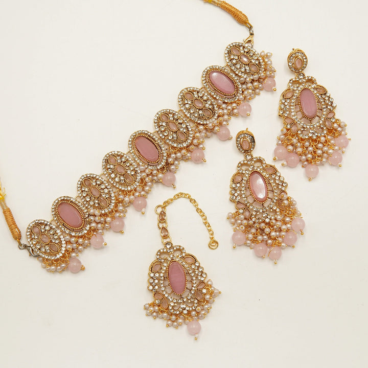 Gems And Polkis Choker Set - tlmjewels