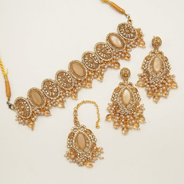 Gems And Polkis Choker Set - tlmjewels