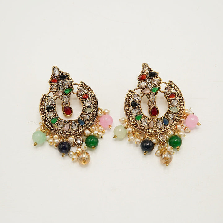 Gems Mini ChandBali Earring - tlmjewels