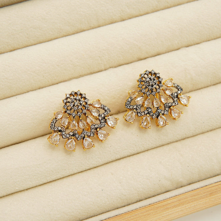 Gold Plated Jarao Zircones Mini Studs - tlmjewels