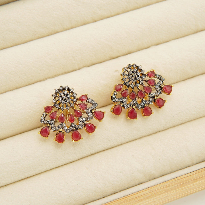 Gold Plated Jarao Zircones Mini Studs - tlmjewels