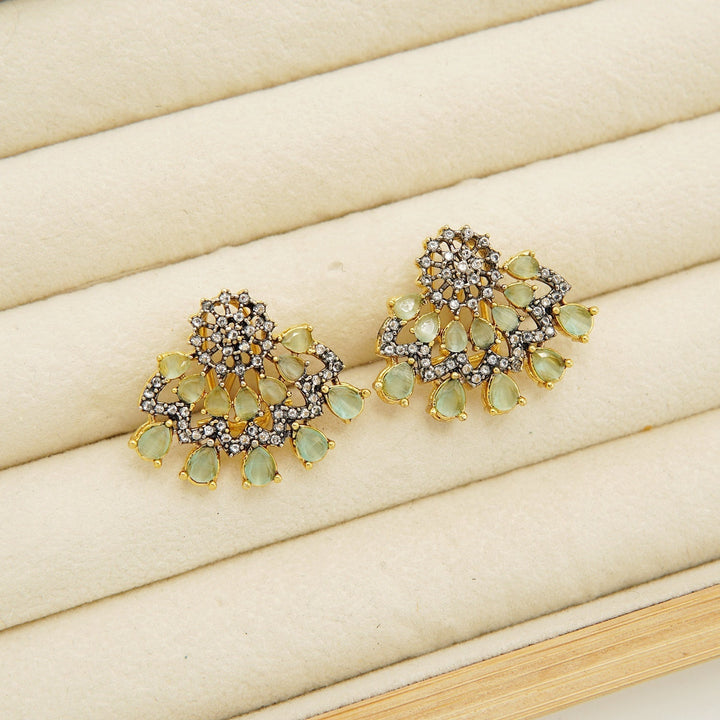 Gold Plated Jarao Zircones Mini Studs - tlmjewels