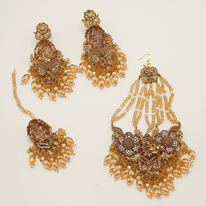 Hand Made Luxurious Turkish Bridal Set - tlmjewels