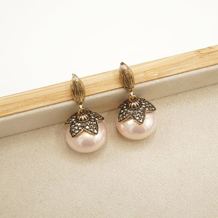 Indian High Quality Pearl Studs - tlmjewels