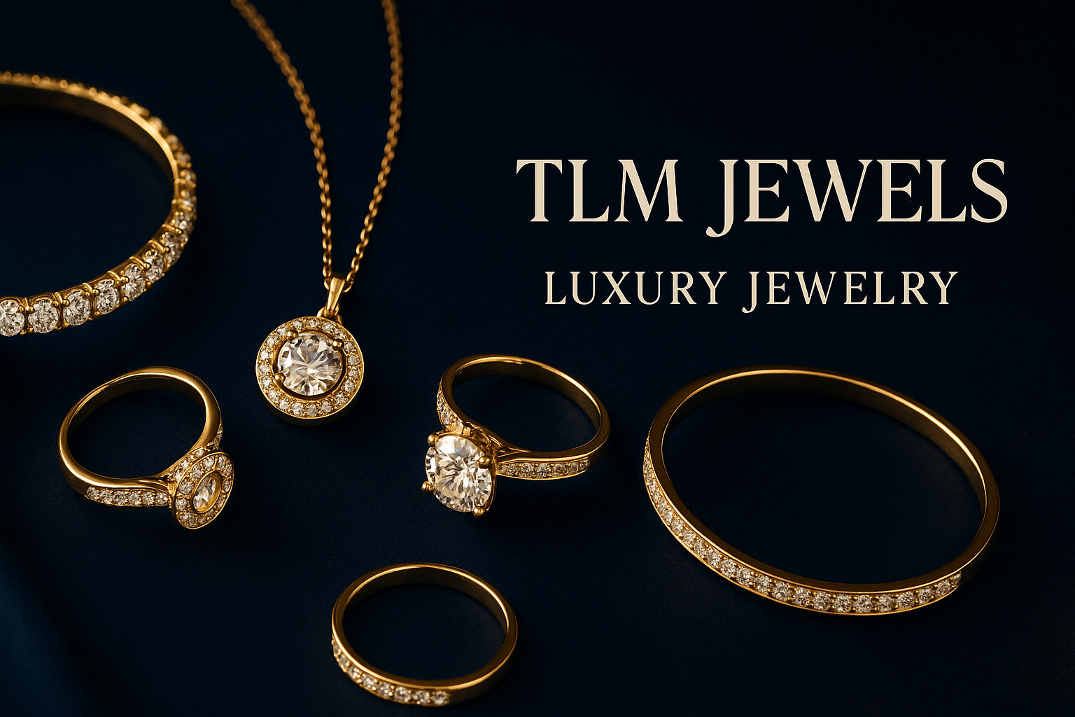 Luxury jewelry store homepage banner