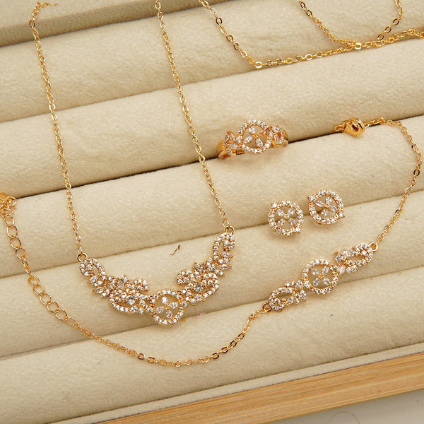 Micro Zircones Combo With Bracelet - tlmjewels