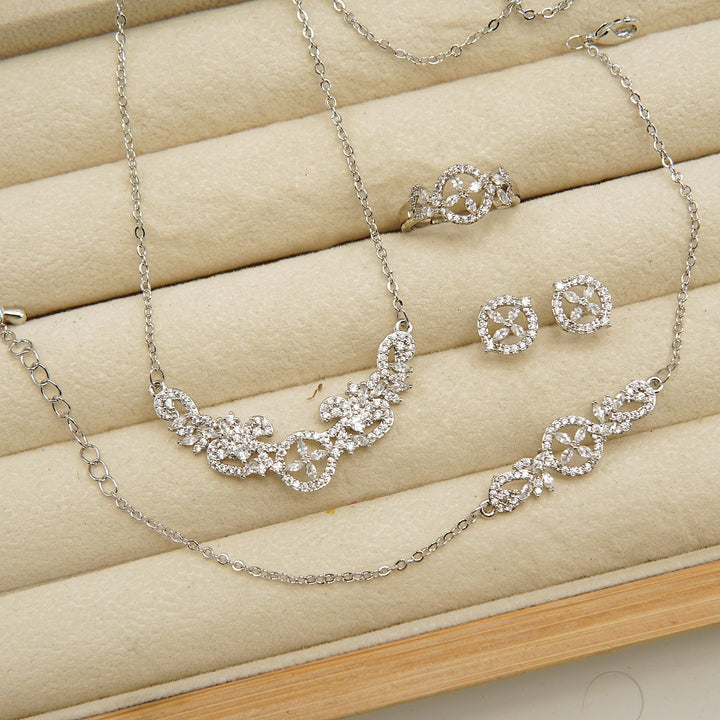 Micro Zircones Combo With Bracelet - tlmjewels