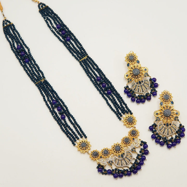 Micro Zircones Dholna Mala Set - tlmjewels