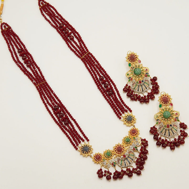 Micro Zircones Dholna Mala Set - tlmjewels
