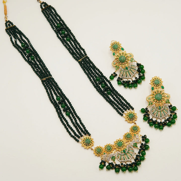 Micro Zircones Dholna Mala Set - tlmjewels