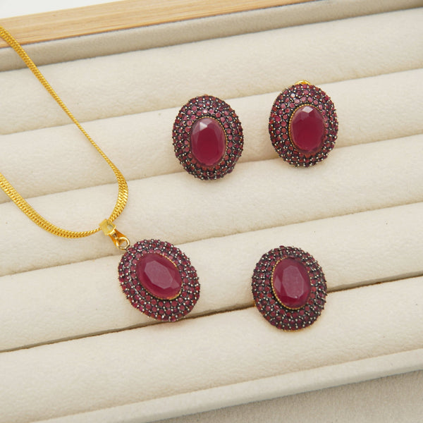Micro Zirconia Jarao Combo Set - tlmjewels