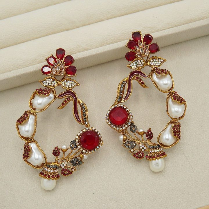 Mother Of Pearl Gem Stone Light In Weight Baali - tlmjewels