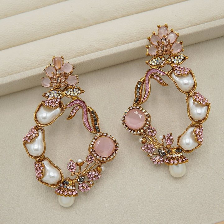 Mother Of Pearl Gem Stone Light In Weight Baali - tlmjewels
