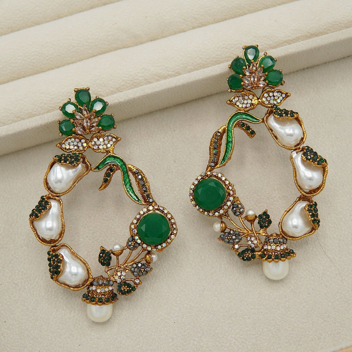 Mother Of Pearl Gem Stone Light In Weight Baali - tlmjewels