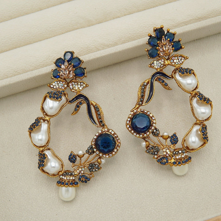 Mother Of Pearl Gem Stone Light In Weight Baali - tlmjewels