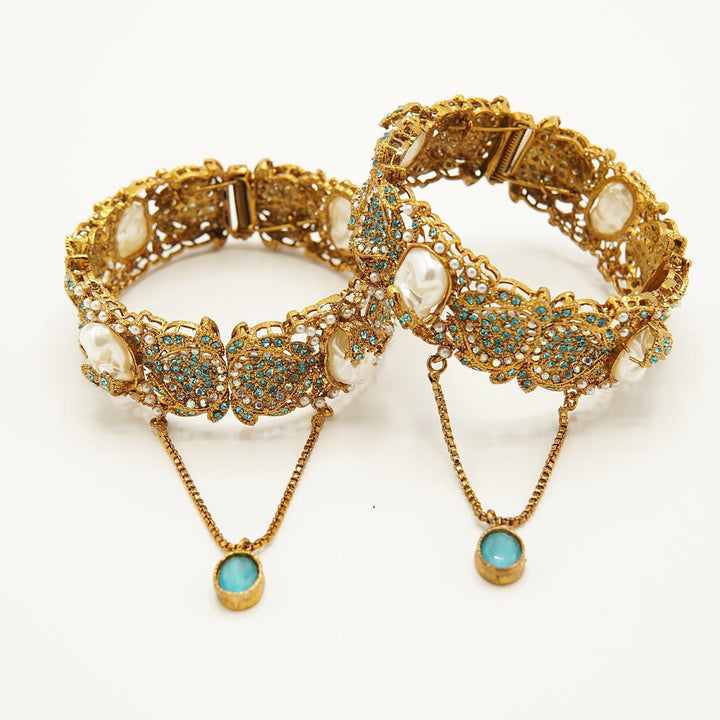 Mother Of Pearl Kangans Pair - tlmjewels