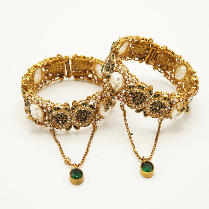 Mother Of Pearl Kangans Pair - tlmjewels