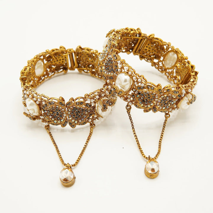 Mother Of Pearl Kangans Pair - tlmjewels