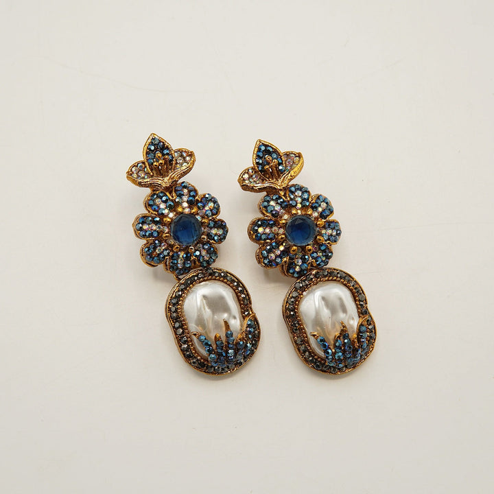 Mother Of Pearl Multi Color Turkish Earring - tlmjewels