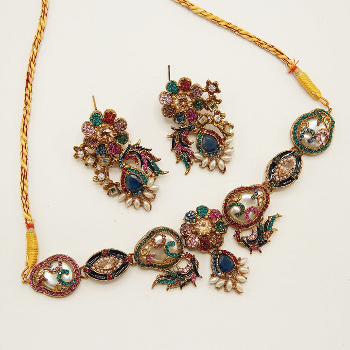 Mother of Pearl Turkish Choker Set - tlmjewels