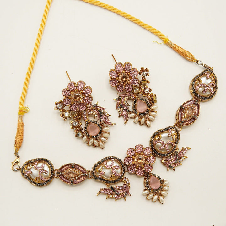 Mother of Pearl Turkish Choker Set - tlmjewels