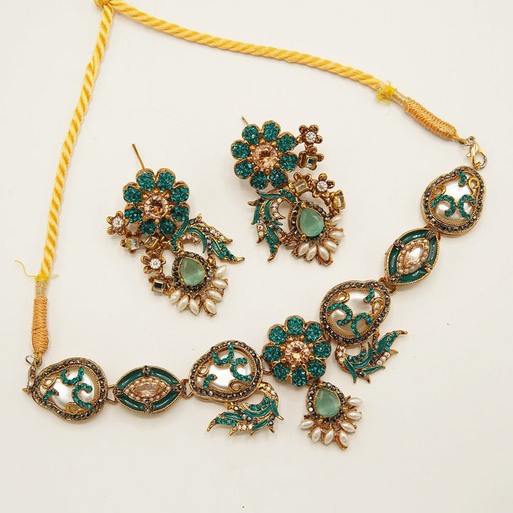 Mother of Pearl Turkish Choker Set - tlmjewels