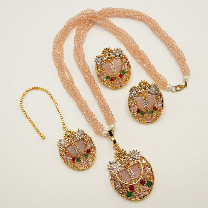 Multi Colored Twisted Mala Set - tlmjewels