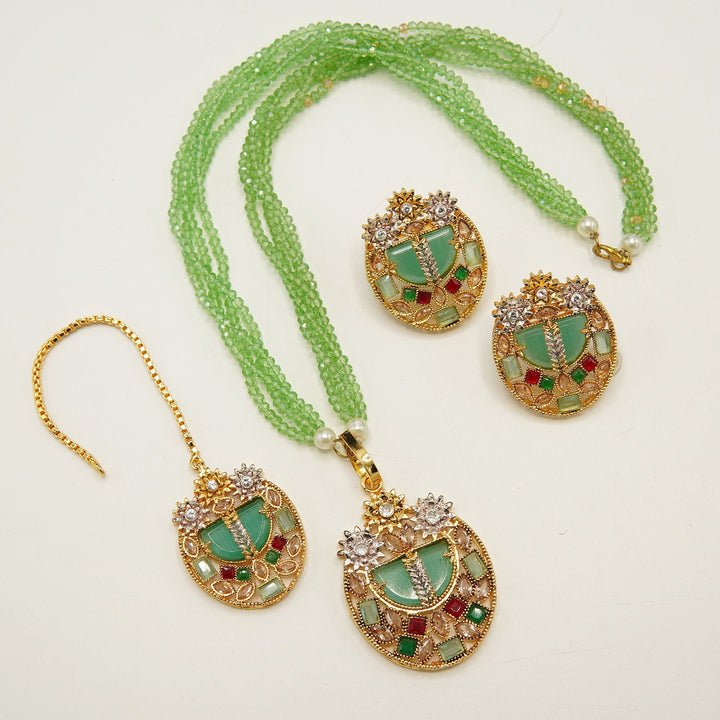 Multi Colored Twisted Mala Set - tlmjewels