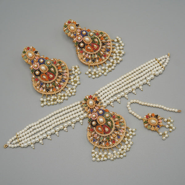 Nauratan chokerr Set - tlmjewels