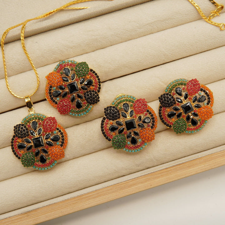 Nauratan Colourful Combo Set - tlmjewels