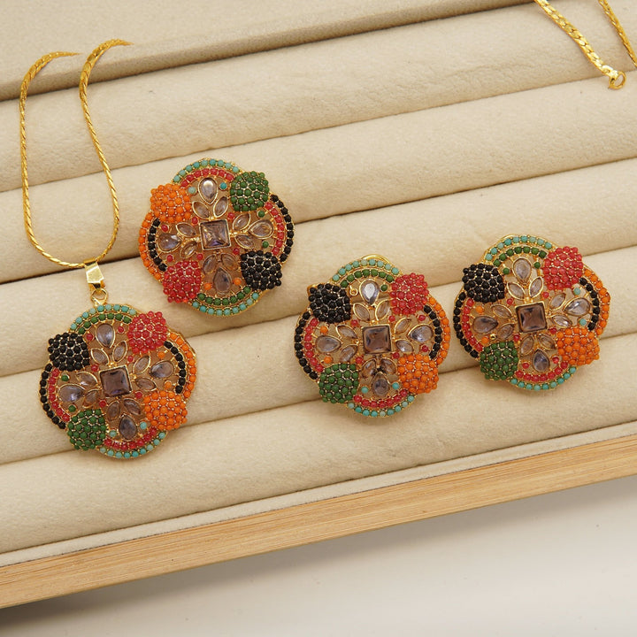 Nauratan Colourful Combo Set - tlmjewels