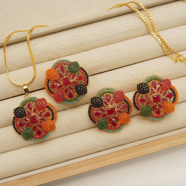 Nauratan Colourful Combo Set - tlmjewels