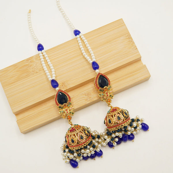 Nauratan Double Sahara Jhumka - tlmjewels