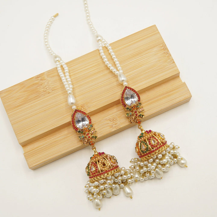 Nauratan Double Sahara Jhumka - tlmjewels