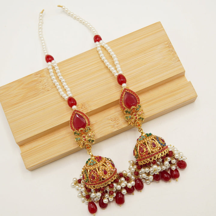Nauratan Double Sahara Jhumka - tlmjewels