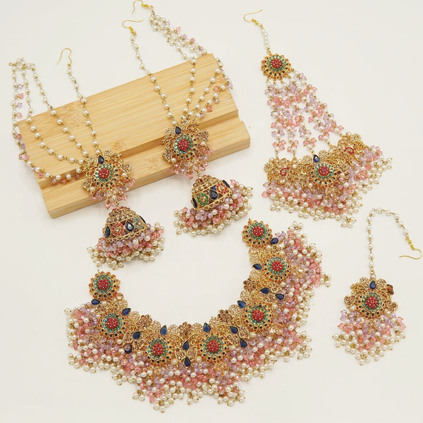 Nauratan Traditional Bridal Set - tlmjewels
