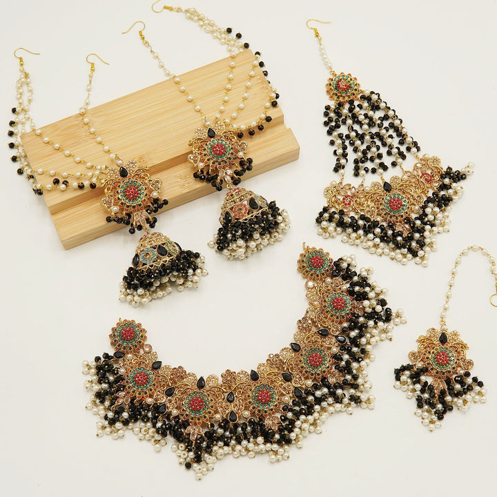 Nauratan Traditional Bridal Set - tlmjewels
