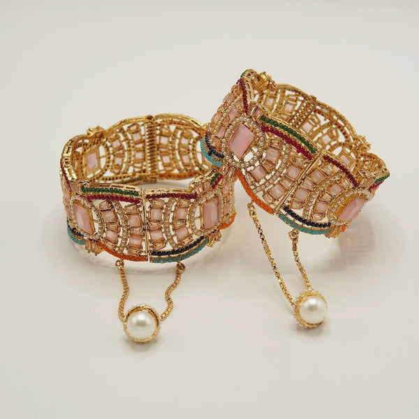 Nauratan Traditional Broad Kara Pair - tlmjewels