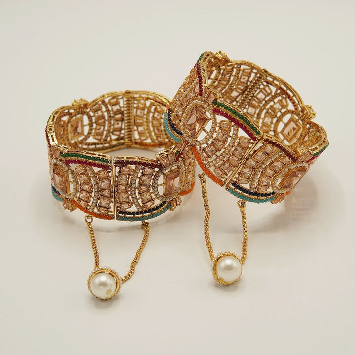 Nauratan Traditional Broad Kara Pair - tlmjewels