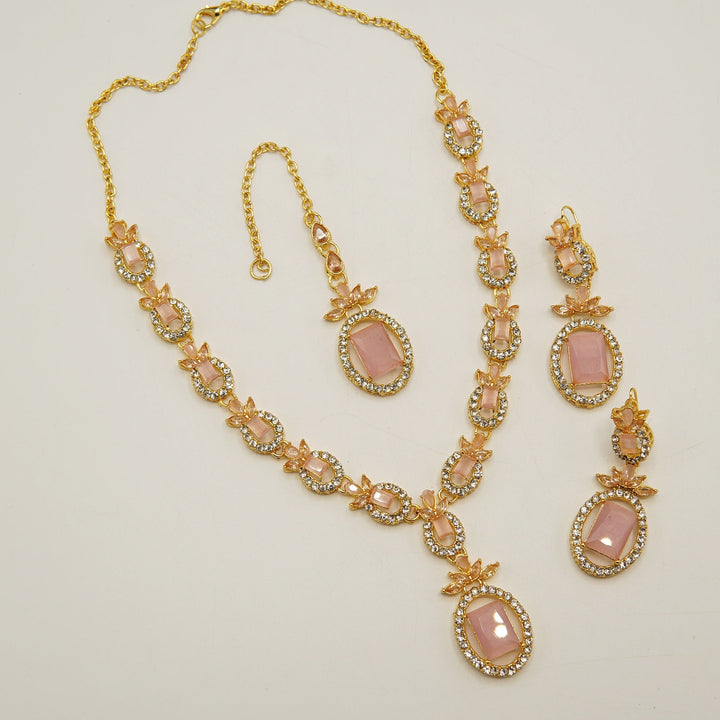 Party Wear Zircone Necklace Set - tlmjewels