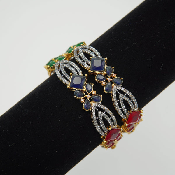 Party Wear Zircones Kangan - tlmjewels