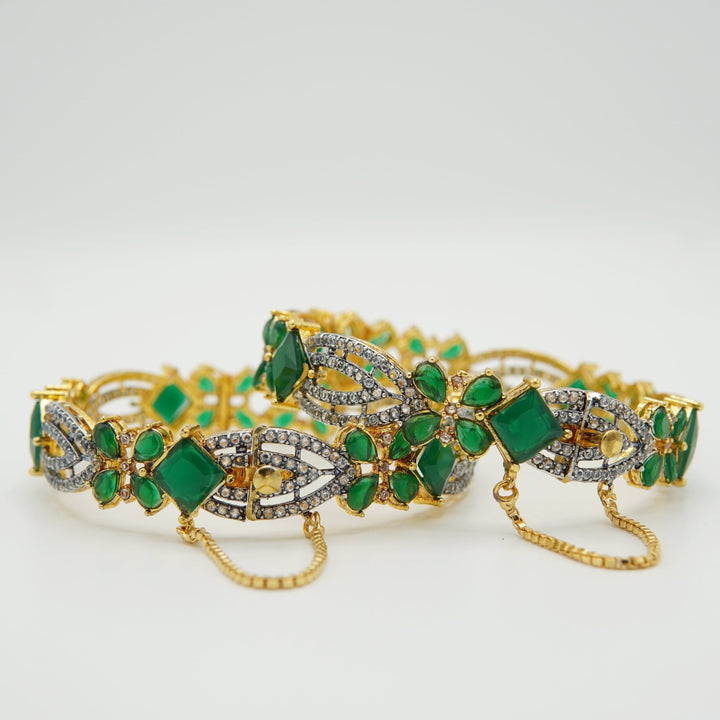 Party Wear Zircones Kangan - tlmjewels
