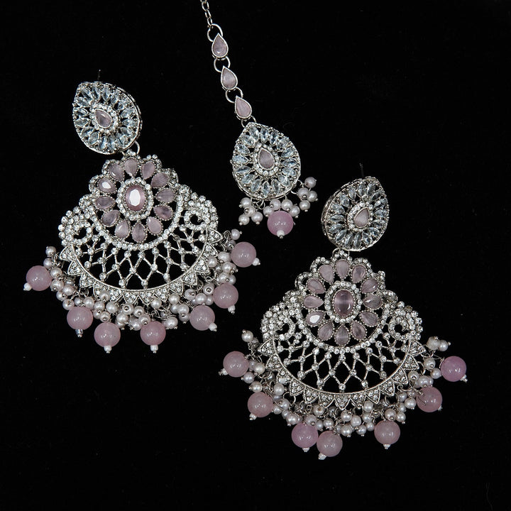 Polki Chaand Baali Teeka Earring - tlmjewels