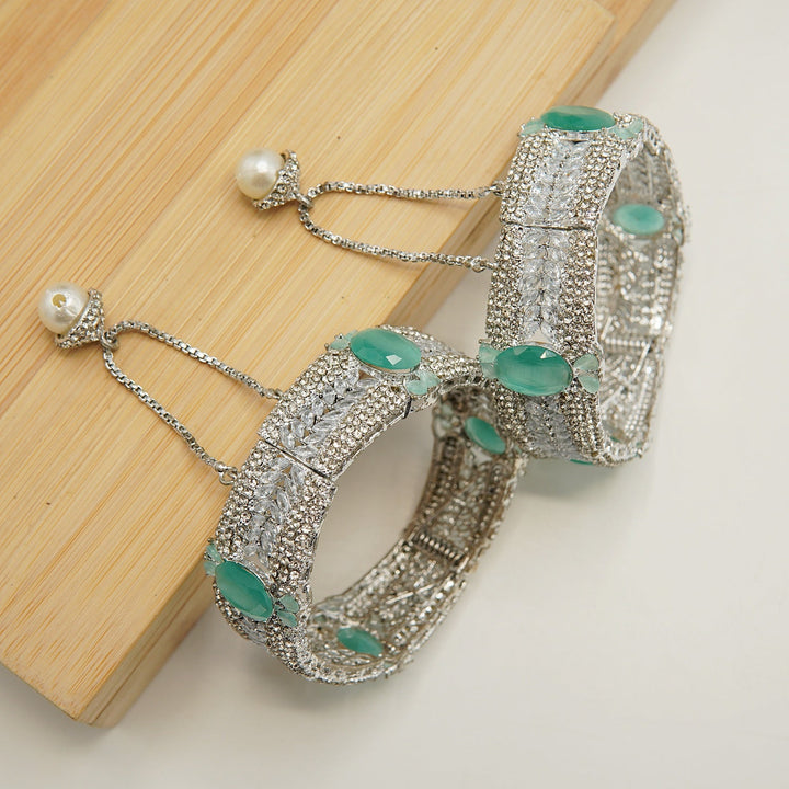 Polkis And Egyptian Kara Pair - tlmjewels